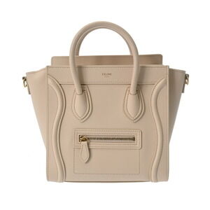 Celine Luggage Shopper Beige Smooth Calf Handbag